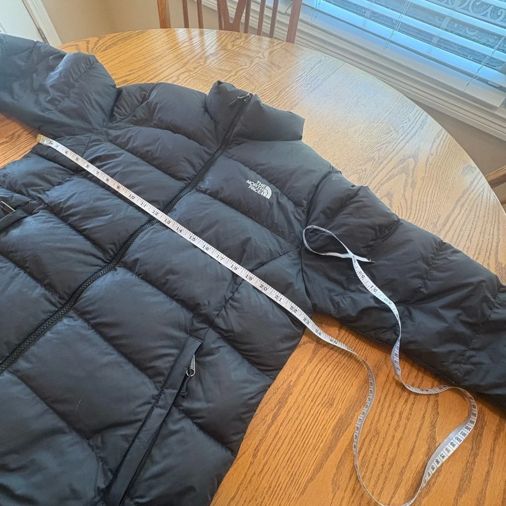 North Face Womens XL Black Nuptse Down Jacket Coat 700 - Picture 4 of 12